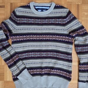 Tommy Hilfiger Men's Multicolor Striped Sweater